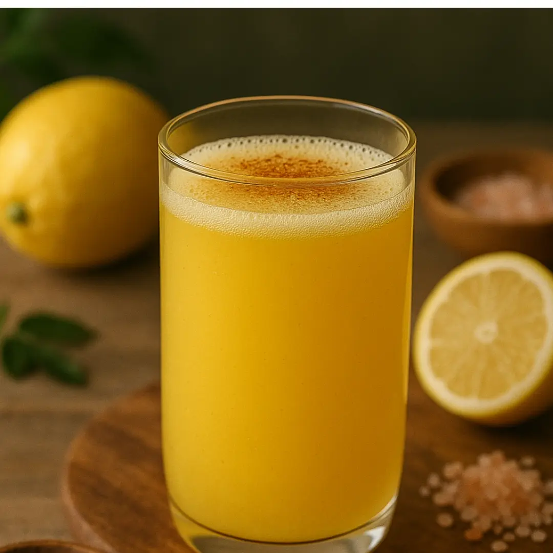 Classic Brazilian Mounjaro Detox Drink with Lemon and Cayenne