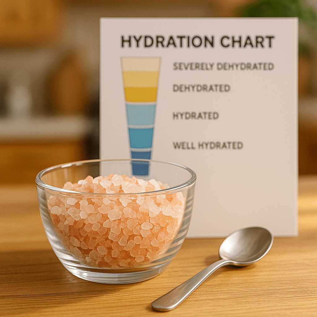 Minerals in pink salt for weight loss metabolism